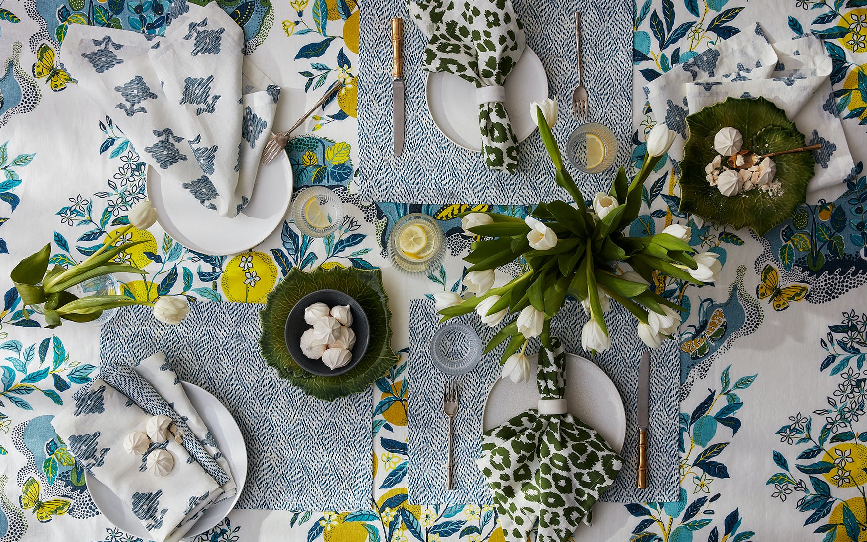 Iconic Leopard Napkin Set - Image 3