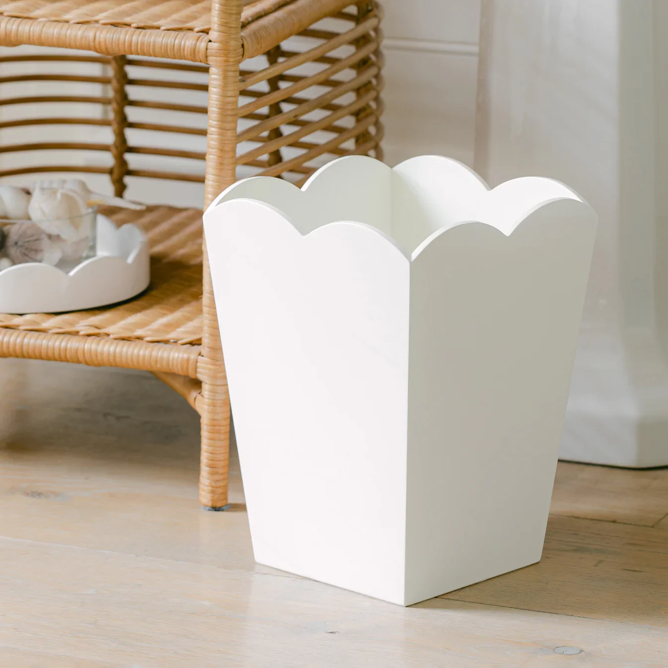 Scallop Trash Bin - FINAL SALE - Image 4